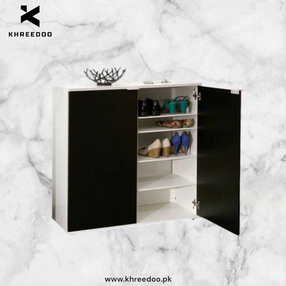 Flip-Drawer Shoe Storage Bench - Wooden Pull-Down Rack