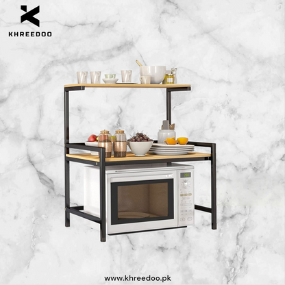 Kitchen Storage Shelf - Microwave Rack & Organizer