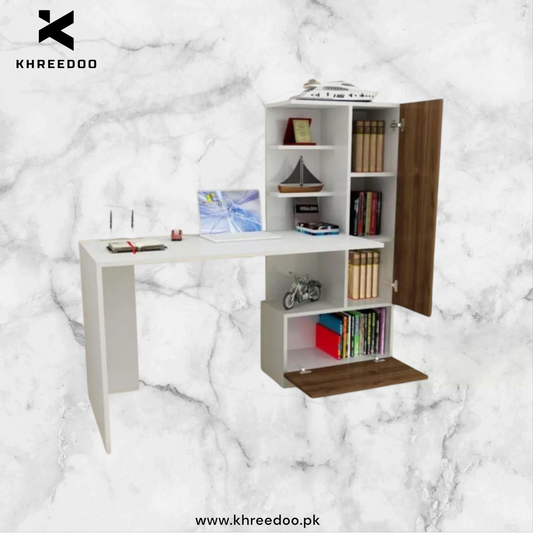 Creative-study desk with large storage