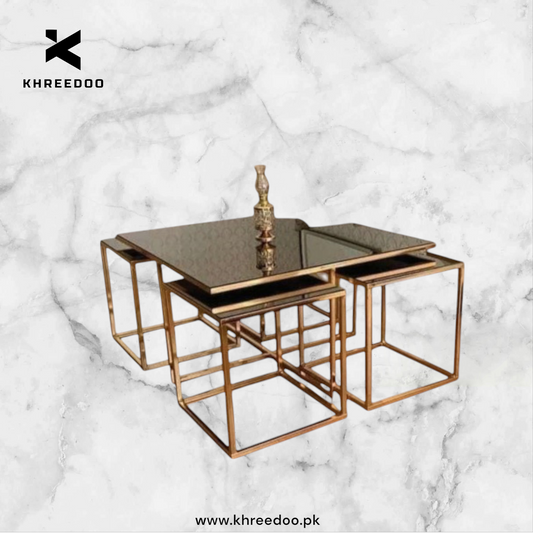Combine Set Center Table with Nesting Table – Elegant  Functional Design