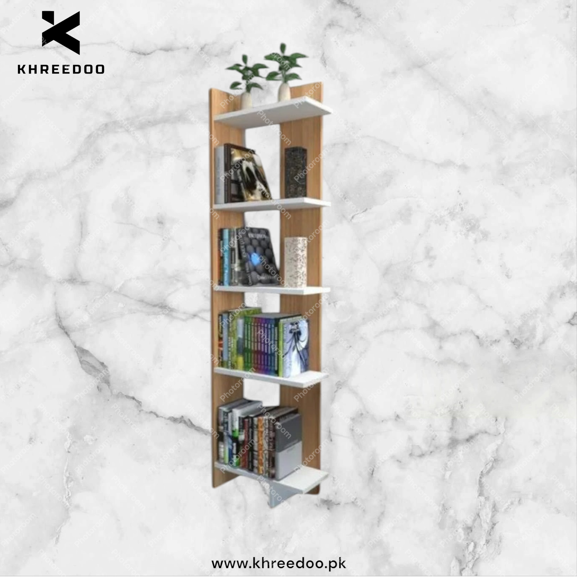 New modern-Book rack – Khreedoo