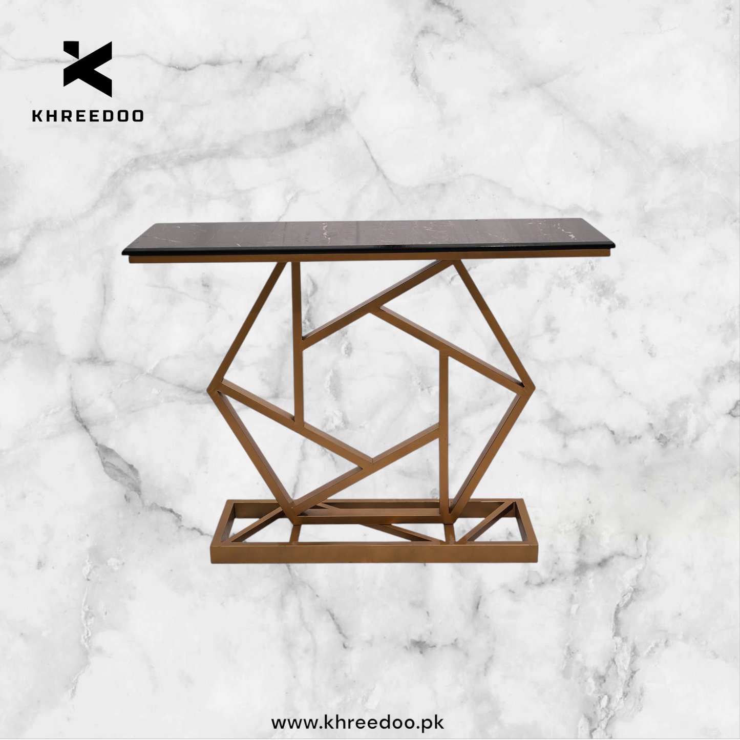 Hexa Console Table For Living Room Entryway Table