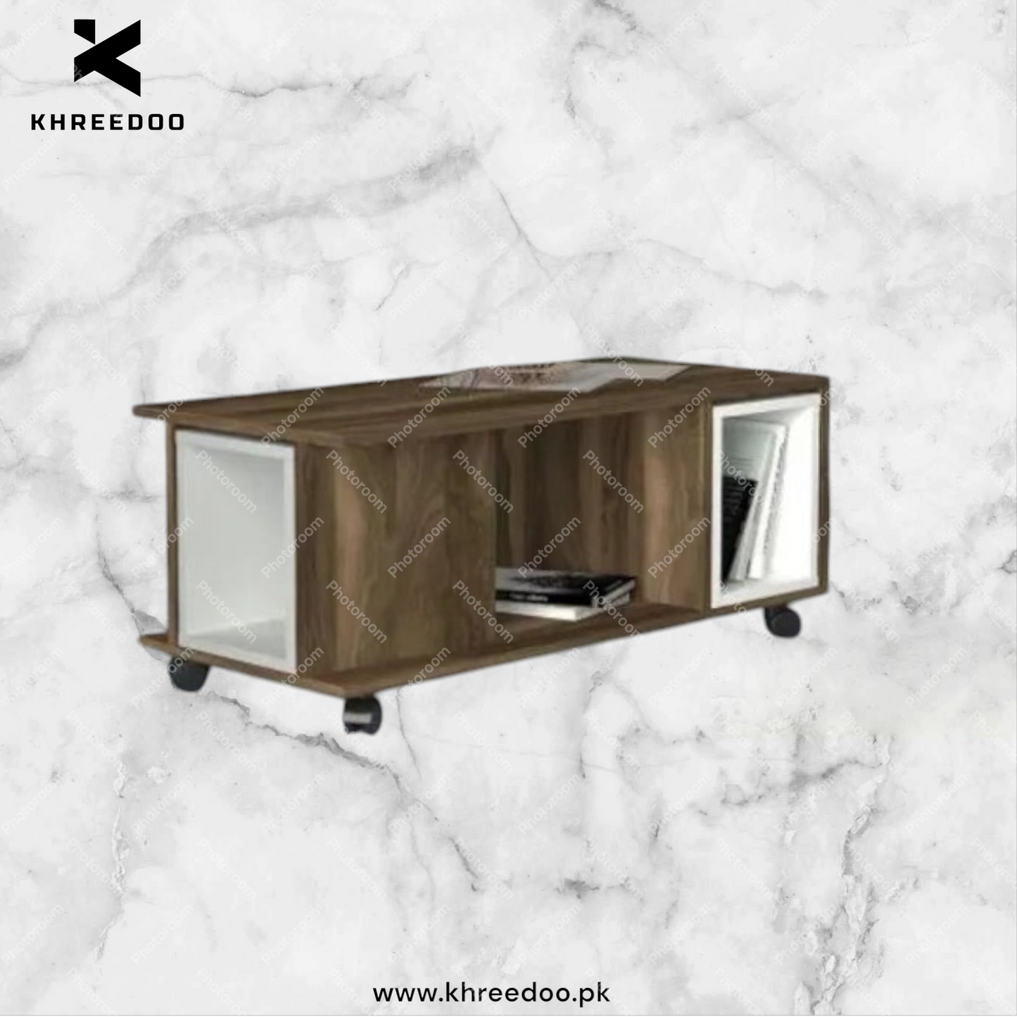 Smart Living Room Center Table with 2-in-1 Serving Feature