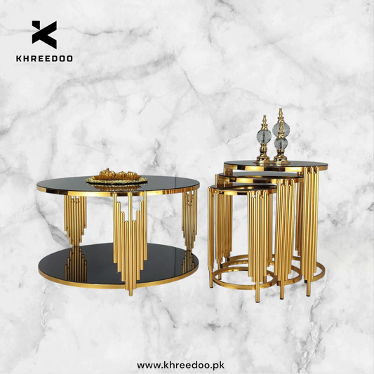 Center + Nesting Tables (3 Pcs)