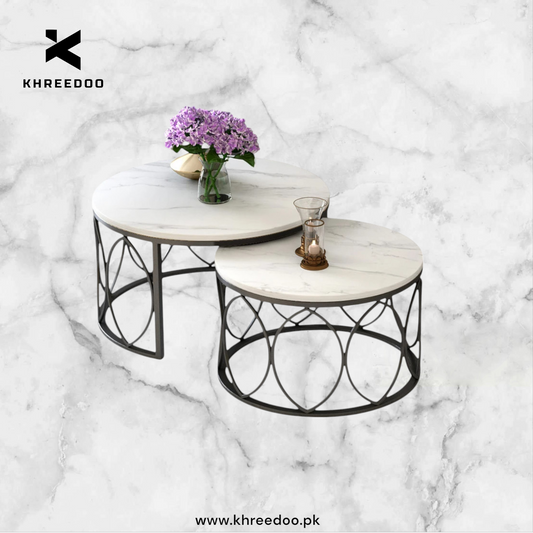 New Design 2 Tier Wooden Living Room Furniture Center Table
