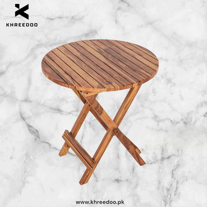 Wooden Table Folding Table Use To Garden