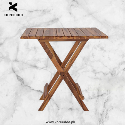 Wooden Table Folding Table Use To Garden