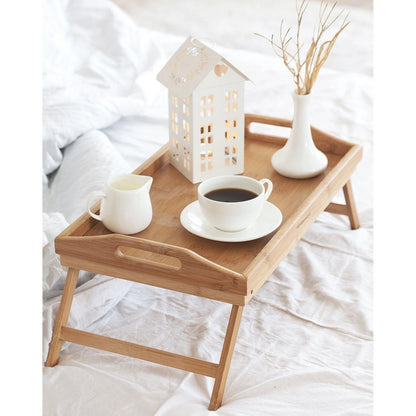 3-Piece Tray Set with Handles - Serving & Bed Table Tray