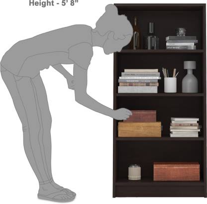 Book Rack 4 Feet by 2 Feet 4 Layer Single  1.5 by 5 feet