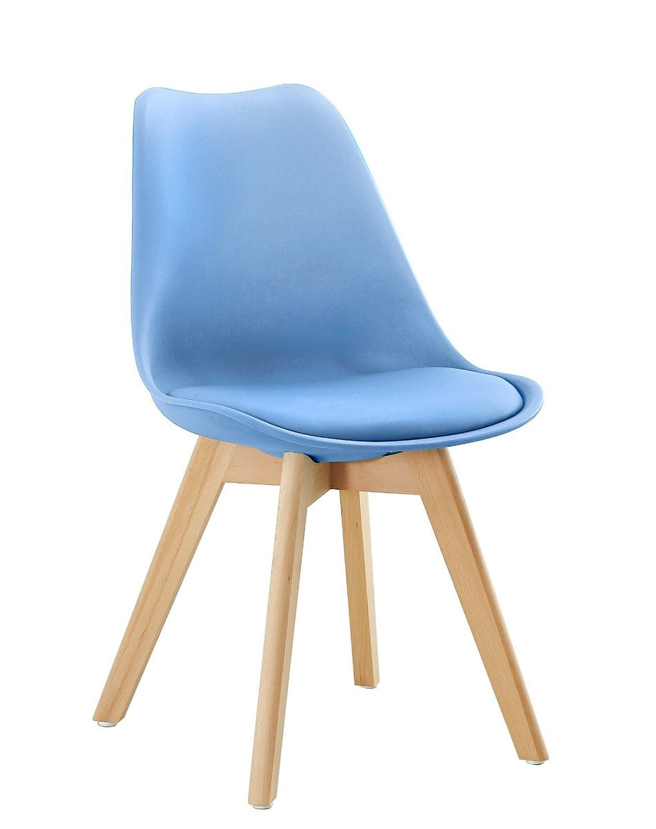 Modern Tulip Dining Chairs minimal design and soft cushioned seat it fits perfectly in dining areas, study corners, cafés, or modern living rooms